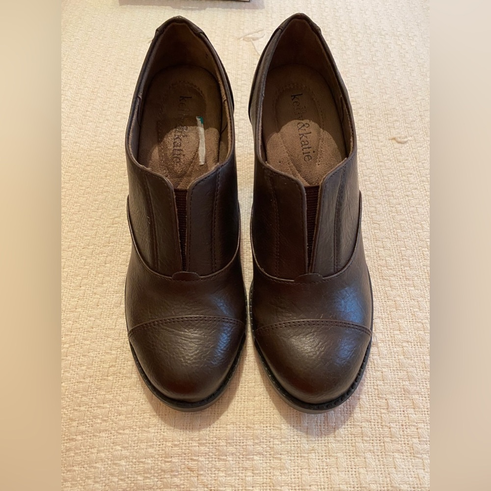 Brown booties